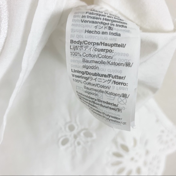 J. Crew funnel neck eyelet shirt with buttons - Picture 8 of 8